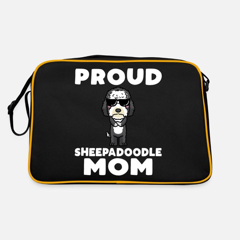 Chien Sheepadoodle Sac Retro