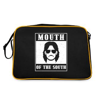 Mouth Of The South Retro Redneck Mullet For A - Retro Bag - black/gold - Back