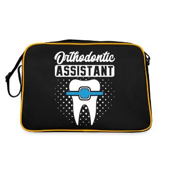 Assistant orthodontie orthodontiste Z - Sac Retro - noir/or - Dos