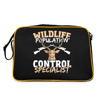 Wildlife Population Control Specialist - Retro Bag - black/gold - Back