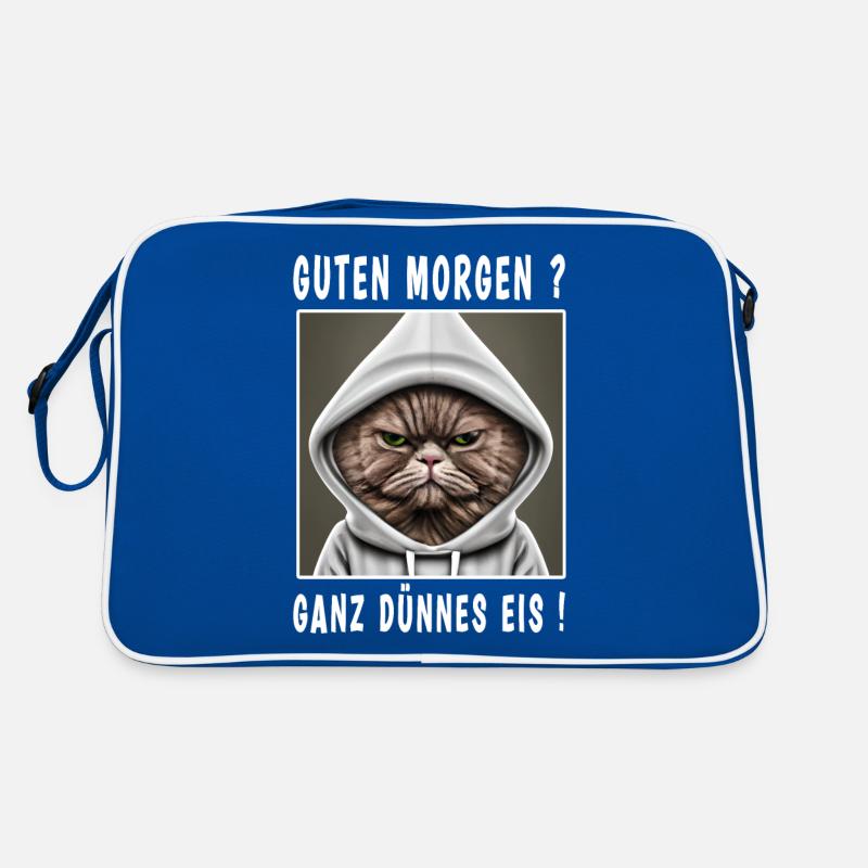 Guten Morgen ganz dünnes Eis Retro Tasche