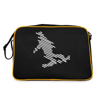 Snowboarding - (5) - Retro Bag - black/gold - Back