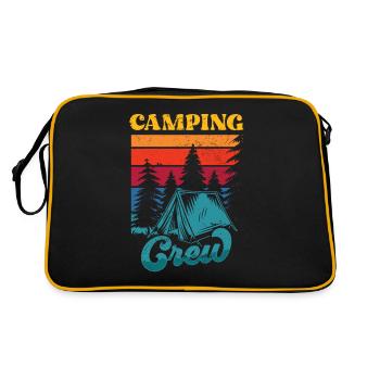 Équipe de camping Camp Camping Camper Camping - Sac Retro - noir/or - Dos