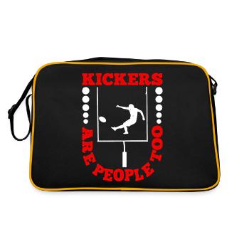 Kickers Are People Too 27 - Retro Bag - black/gold - Back