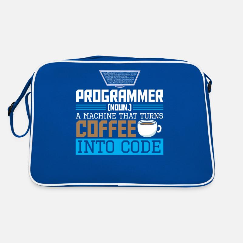 Programmeur Une machine qui transforme le café en code Sac Retro