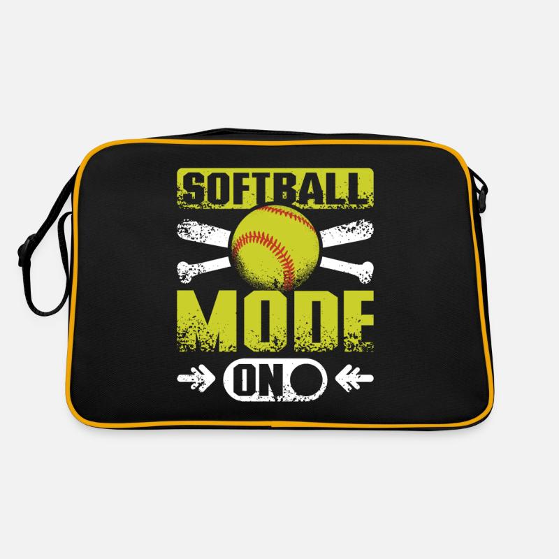 Softball mode on Retro Tasche