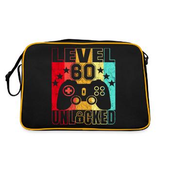 Chemise anniversaire 60 ans Gamer 60. - Sac Retro - noir/or - Dos