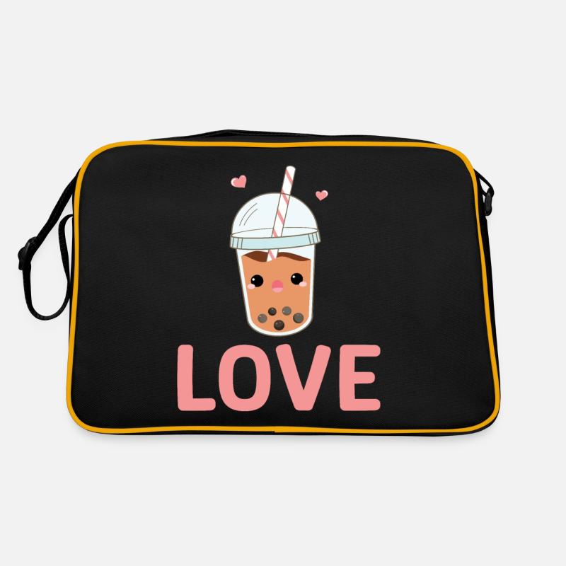 Bubble Tea Lover Gift Retro Bag