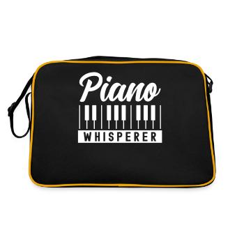 Piano Whisperer Piano Whisperer Pianiste - Sac Retro - noir/or - Dos