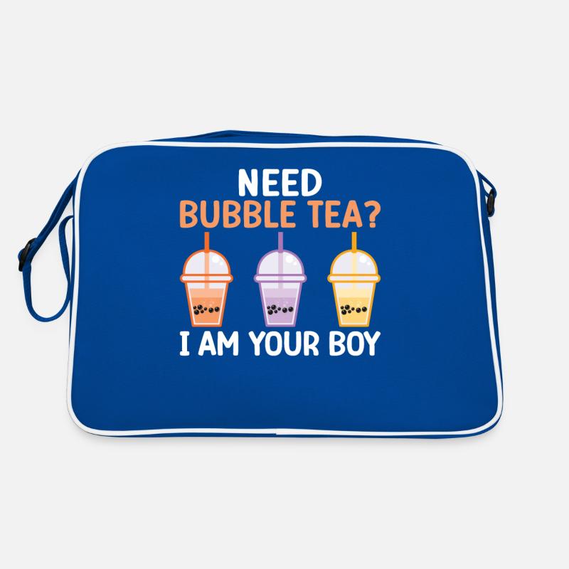 Bubble Tea Lover Geschenk Retro Tasche