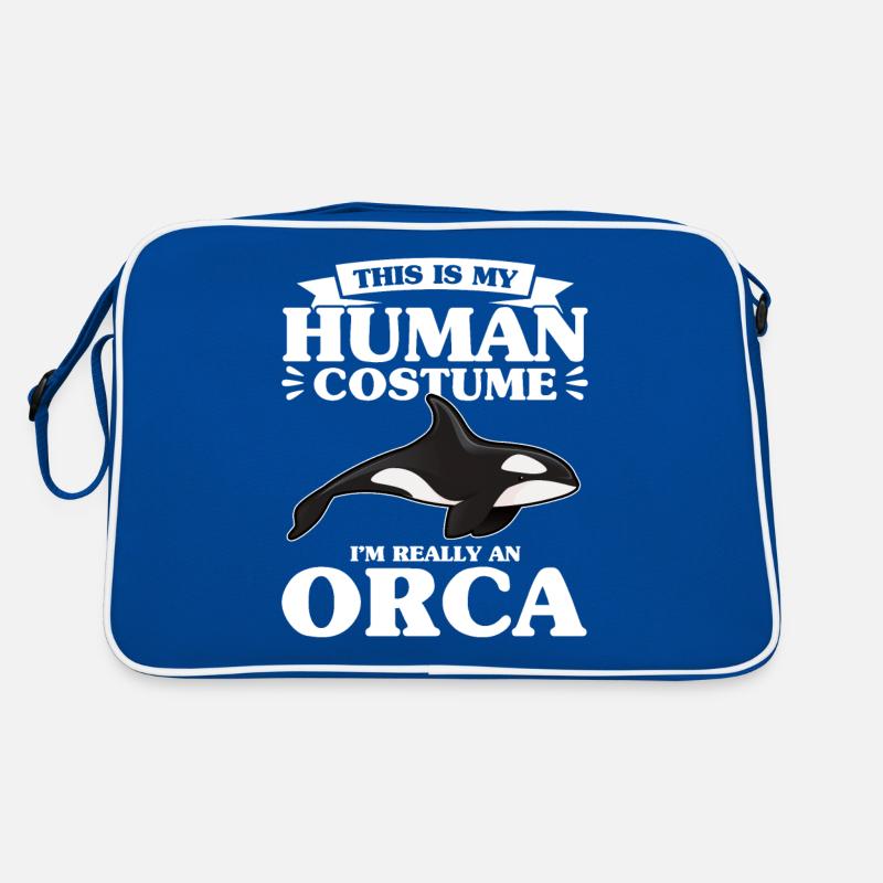 This is my human costume in the really an orca Retro Bag