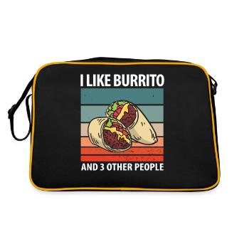 Burrito - Sac Retro - noir/or - Dos