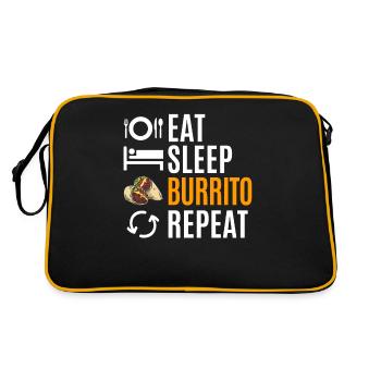 Burrito - Sac Retro - noir/or - Dos