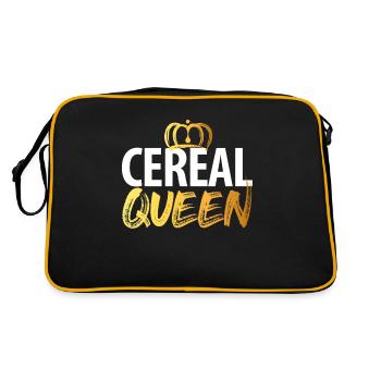 Müsli - Retro Tasche - Schwarz/Gold - Hinten
