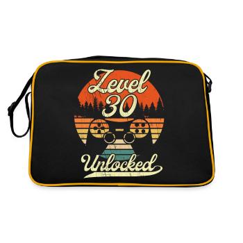 Niveau 30 Hommes Débloqués Gamer 30 Birthday Gamer - Sac Retro - noir/or - Dos