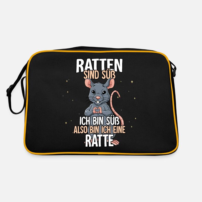 Ratten Sind Süß Ratte Retro Tasche