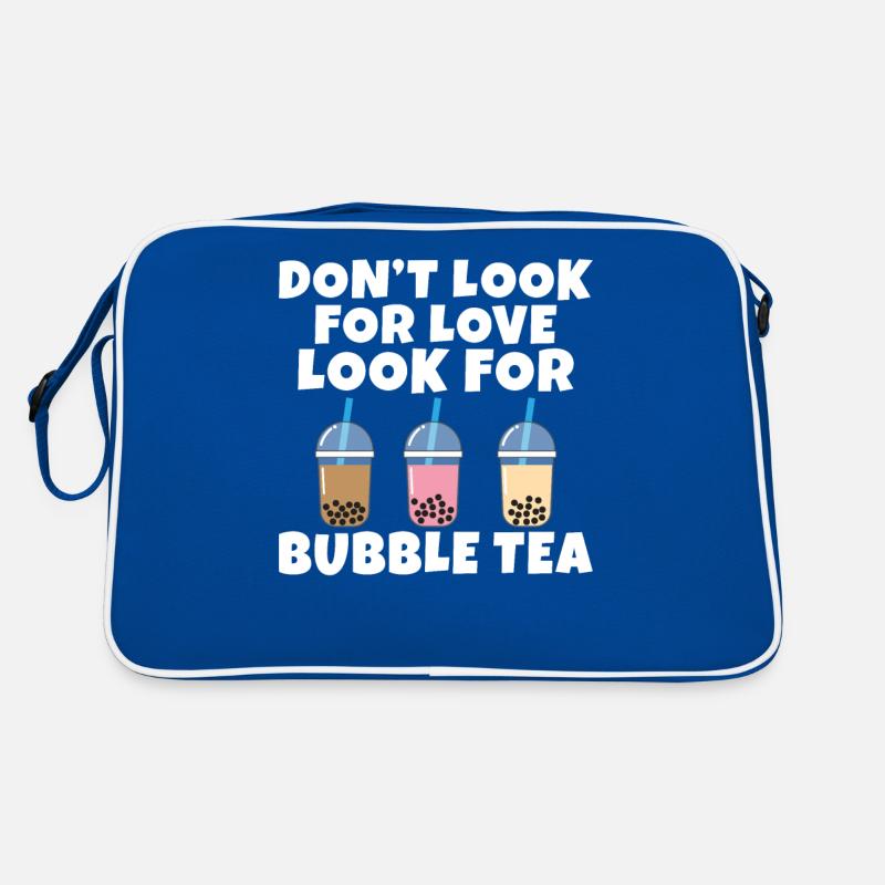 Bubble Tea Lover Geschenk Retro Tasche
