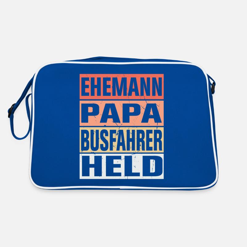Bühnenbauer Vater Ehemann Held Retro Tasche