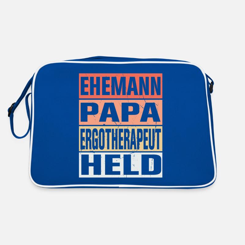 Ergotherapeut Vater Ehemann Held Retro Tasche