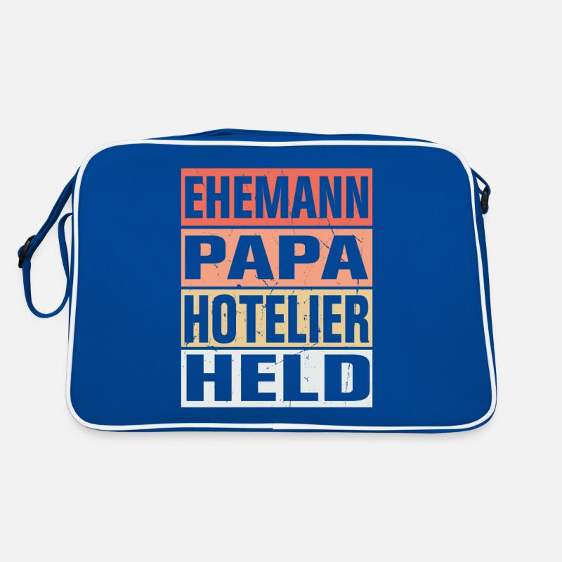 Hotelier Vater Ehemann Held Retro Tasche