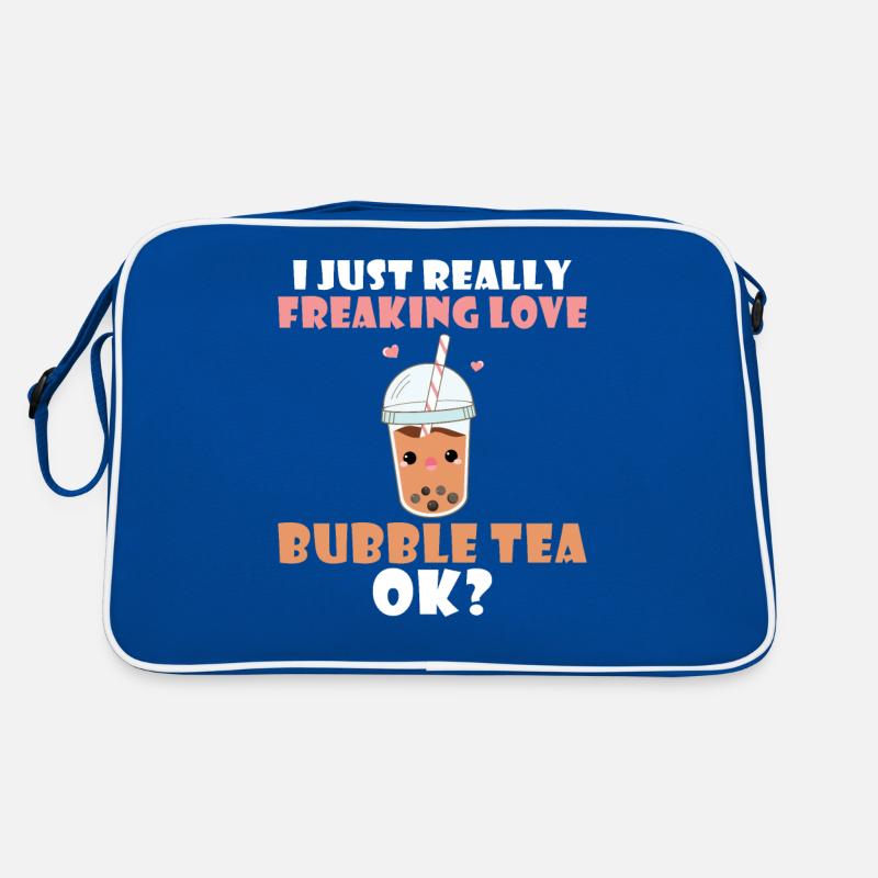 Bubble Tea Lover Geschenk Retro Tasche