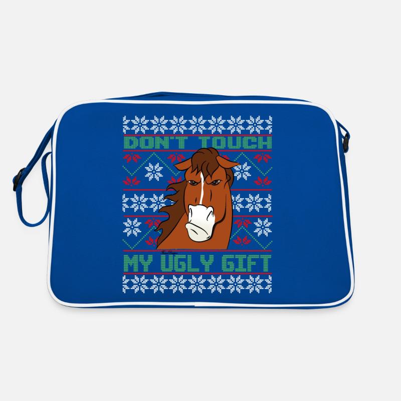 Ne touchez pas à l’hiver du cavalier brun laid Sac Retro