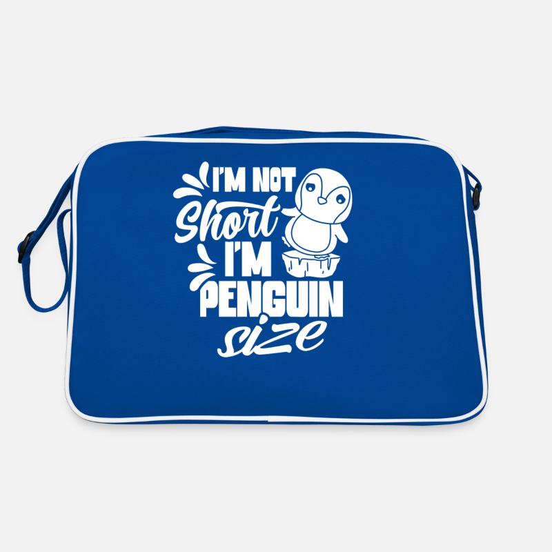 I'm not small I'm penguin size Penguin Retro Bag
