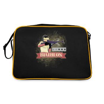 Biathlon Sport Sport Winter Sports Women - Retro Bag - black/gold - Back