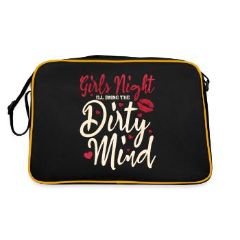 Twerking Twerk Gift - Retro Bag - black/gold - Back