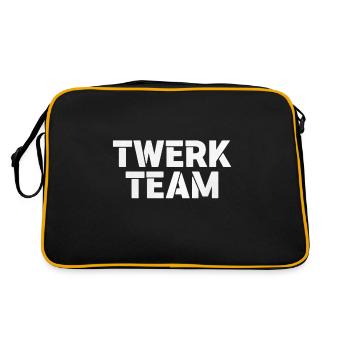 Twerk Team - Retro Bag - black/gold - Back