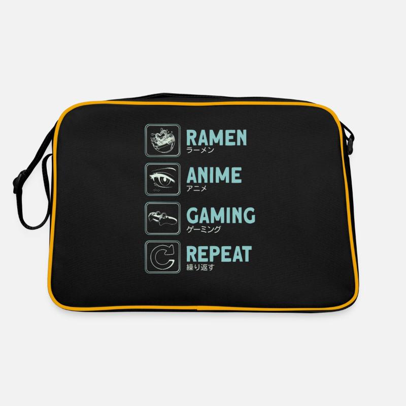 Ramen Anime Gaming Replay Retro Bag