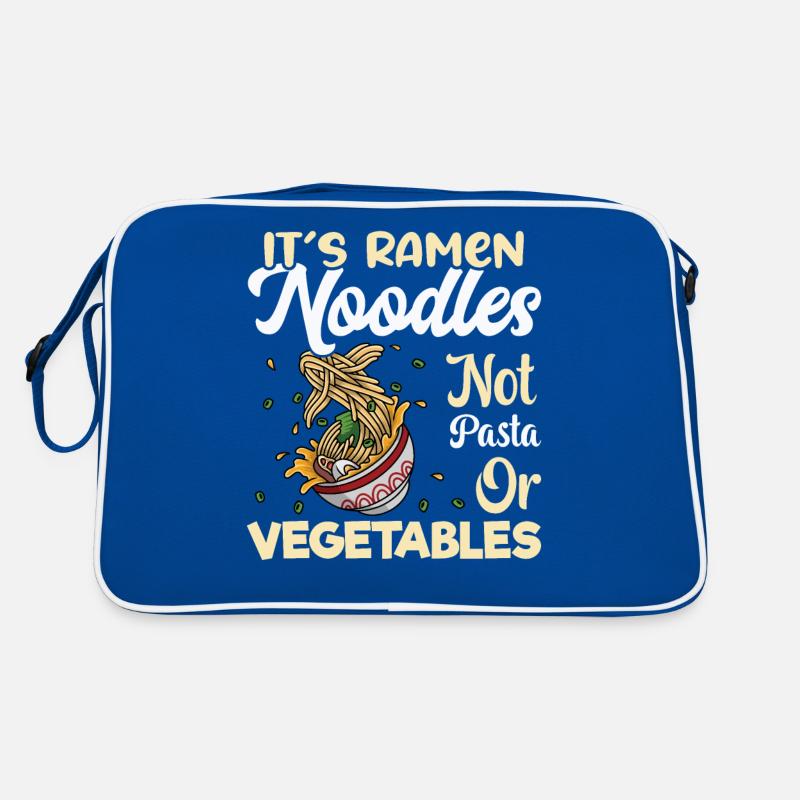 Es sind Ramen-Nudeln, keine Nudeln oder Gemüse – Retro Tasche