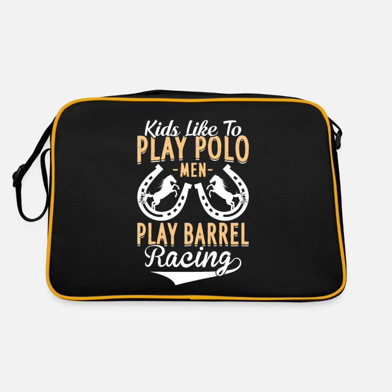 Barrel Racing - Play Barrel Equestrians Retro Bag