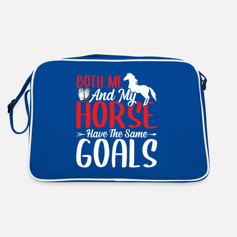 Mon cheval et moi avons la même chose Sac Retro