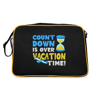 Le compte à rebours est terminé - Vacances - Sac Retro - noir/or - Dos