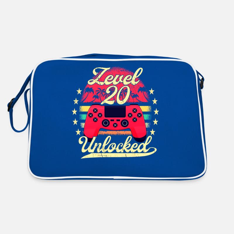 Level 20 Unlocked Men Birthday Level 20 Retro Bag