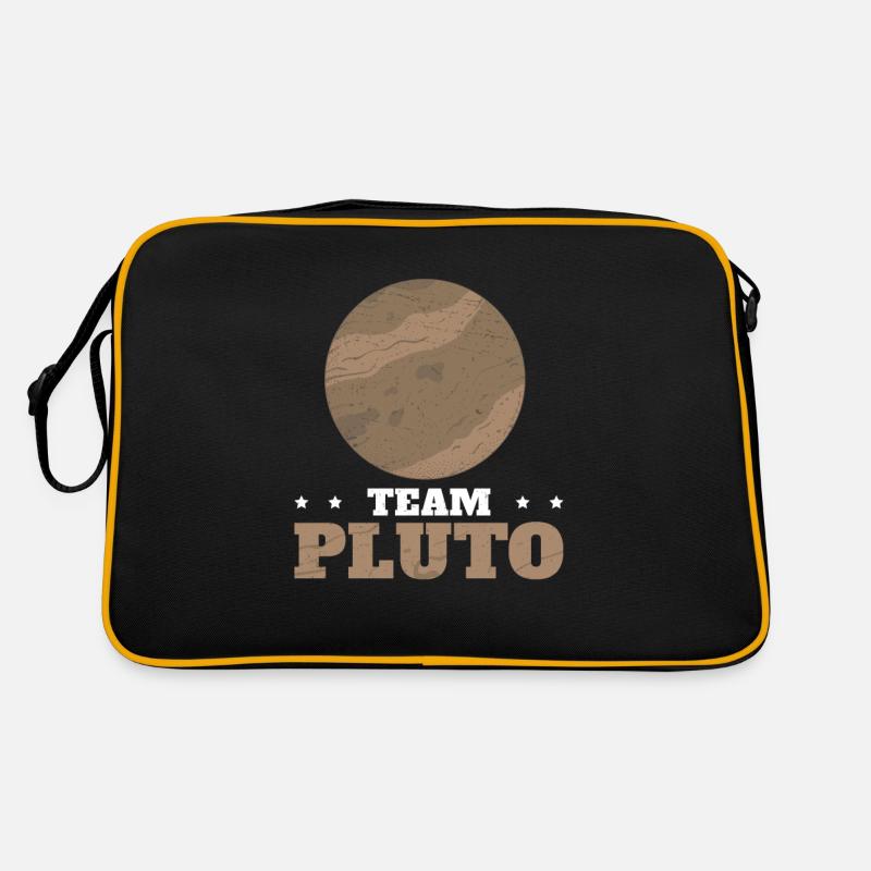 Team Pluto Awesome Dwarf Planet Astronomy Retro Bag
