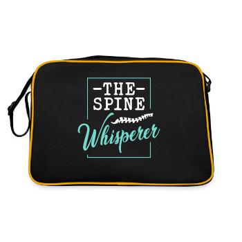Chiropractic The Spine Whisperer Physical Therapy - Retro Bag - black/gold - Back