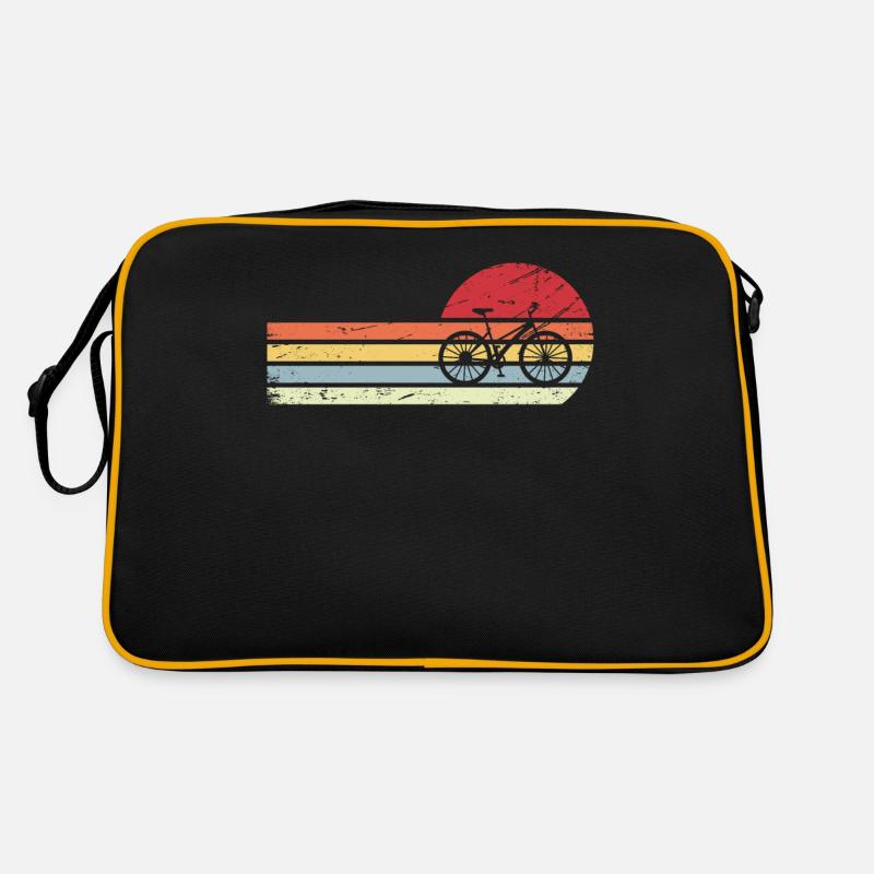 Sun and retro lines - Cycling - Retro Bag