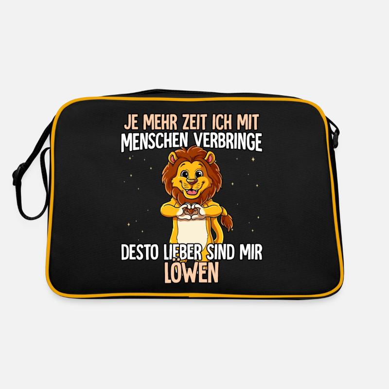 Löwe Retro Tasche