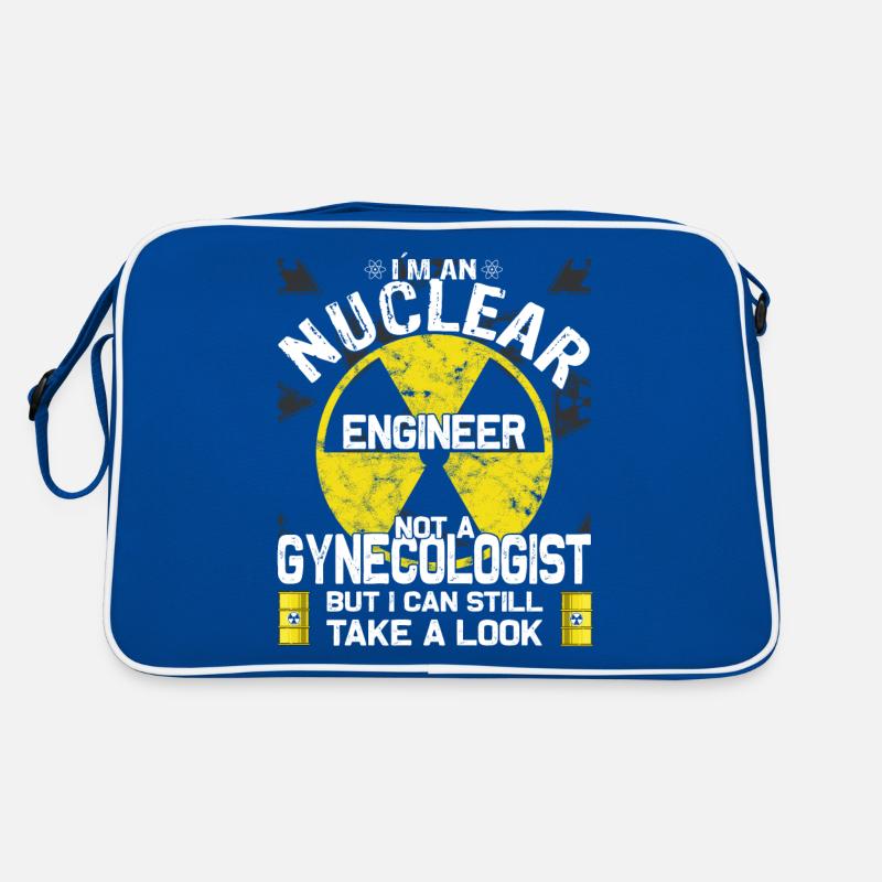 Nuclear Power - Proud Nuclear Engineer Retro Bag