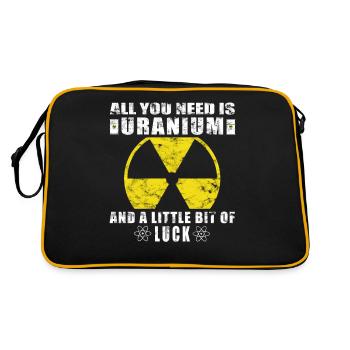 Nuclear Power - Proud Nuclear Engineer - Retro Bag - black/gold - Back