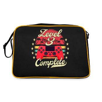 3 enfants d’anniversaire - Sac Retro - noir/or - Dos