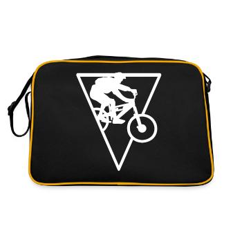 Triangle - Cycling - (3) - Retro Bag - black/gold - Back