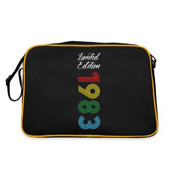 Édition limitée 1983 - Sac Retro - noir/or - Dos