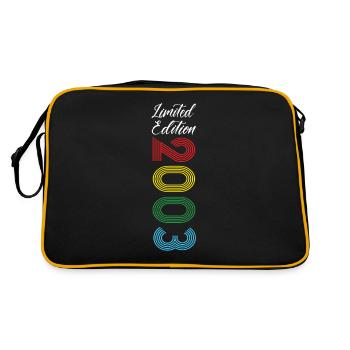 Édition limitée 2003 - Sac Retro - noir/or - Dos