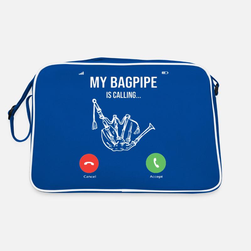 Bagpipes Kilt Scottish Beat Bagpipers Retro Bag