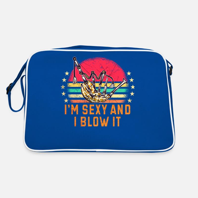 Bagpipes Kilt Scottish Beat Bagpipers Retro Bag