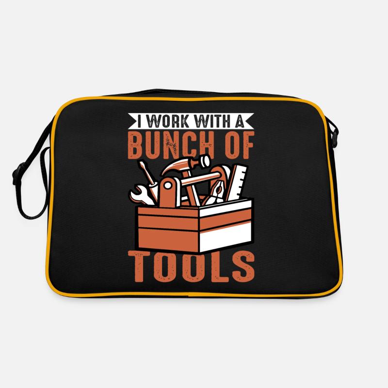 Je travaille avec un tas d’outils 15 Sac Retro