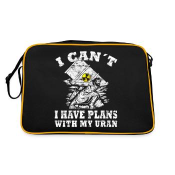 Nuclear Power - Proud Nuclear Engineer - Retro Bag - black/gold - Back